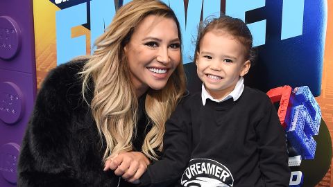 Naya Rivera y su hijo Josey Hollis.