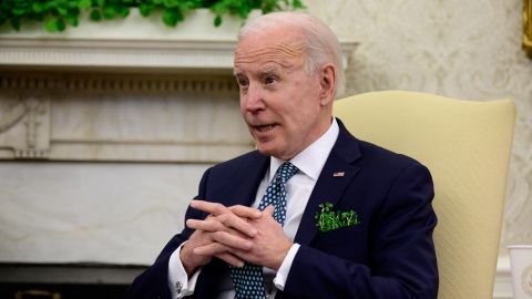 El presidente Biden se reunió en forma virtual con el líder de Irlanda, Micheál Martin.