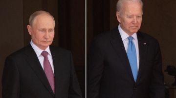 El mandatario ruso Vladimir Putin y el presidente Joe Biden.