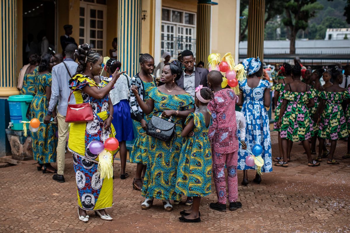 Una boda en Bangui, en la República Central Africana.  