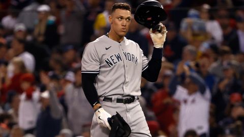 Aaron Judge durante el Wild Card de la Liga Americana ante Boston Red Sox el pasado 05 de octubre de 2021.