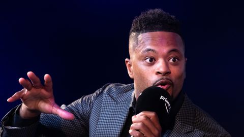 Patrice Evra durante su intervención en el Prime Video Presents Sport del pasado 12 de octubre de 2021.