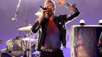 Chris Martin, vocalista de la banda Coldplay