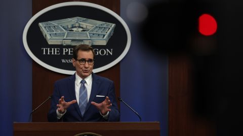 Pentagon Press Secretary John Kirby Holds Briefing