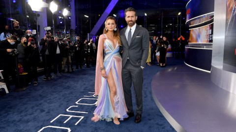 Blake Lively junto a Ryan Reynolds.