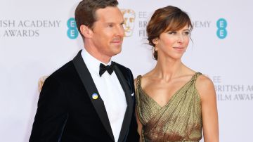 Benedict Cumberbatch y Sophie Hunter siguen de cerca las campañas a favor de los refugiados ucranianos