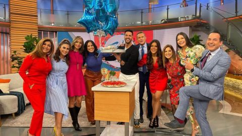 Chef Yisus festejó su cumpleaños con sus compañeros de 'Despierta América'