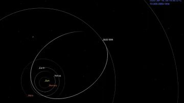 imagen del asteroide 2022 EB5