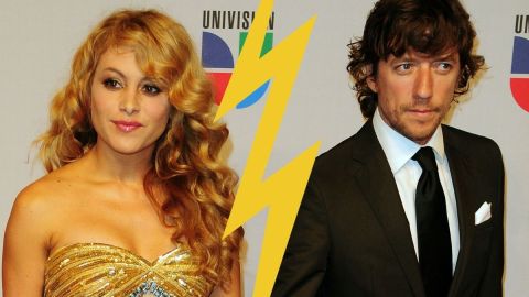 Paulina Rubio y Nicolás Vallejo Nágera 'Colate'.