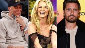 Pete Davidson, Britney Spears y Scott Disick.