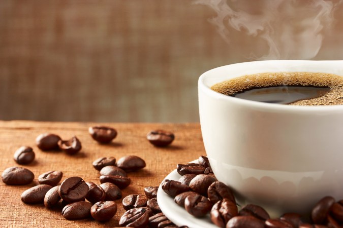 Taza con café