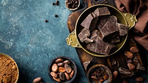 Cacao y chocolate oscuro