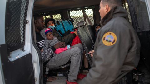 Migrantes haitianos.