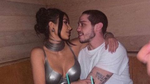 Kim Kardashian y Pete Davidson.