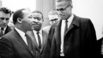 Malcolm X (derecha) y Martin Luther King Jr (izquierda) fueron asesinados en 1965 y 1968.