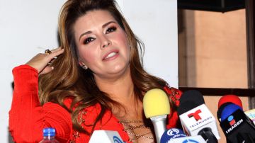 Filtran audio de Alicia Machado arremetiendo contra Kimberly Flores por ser una mujer casada