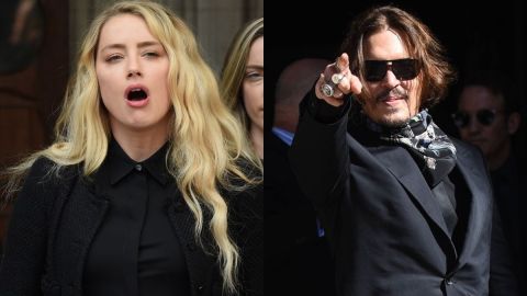 Amber Heard y Johnny Depp.