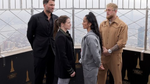 Katie Taylor vs. Amanda Serrano Light the Empire State Building in Advance of World Female Lightweight Titles from Madison Square Garden