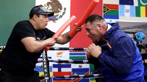 Andy Ruiz Jr Training Session