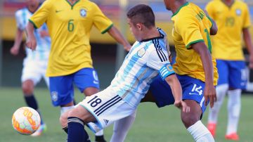 Jugadores de Argentina y Brasil se van a los golpes en el Mundial sub-17