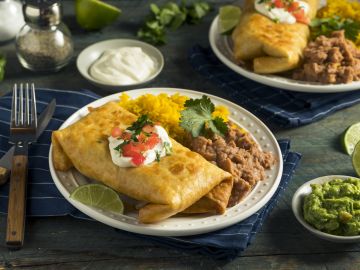 Chimichanga, cómo hacer la auténtica mexicana en casa