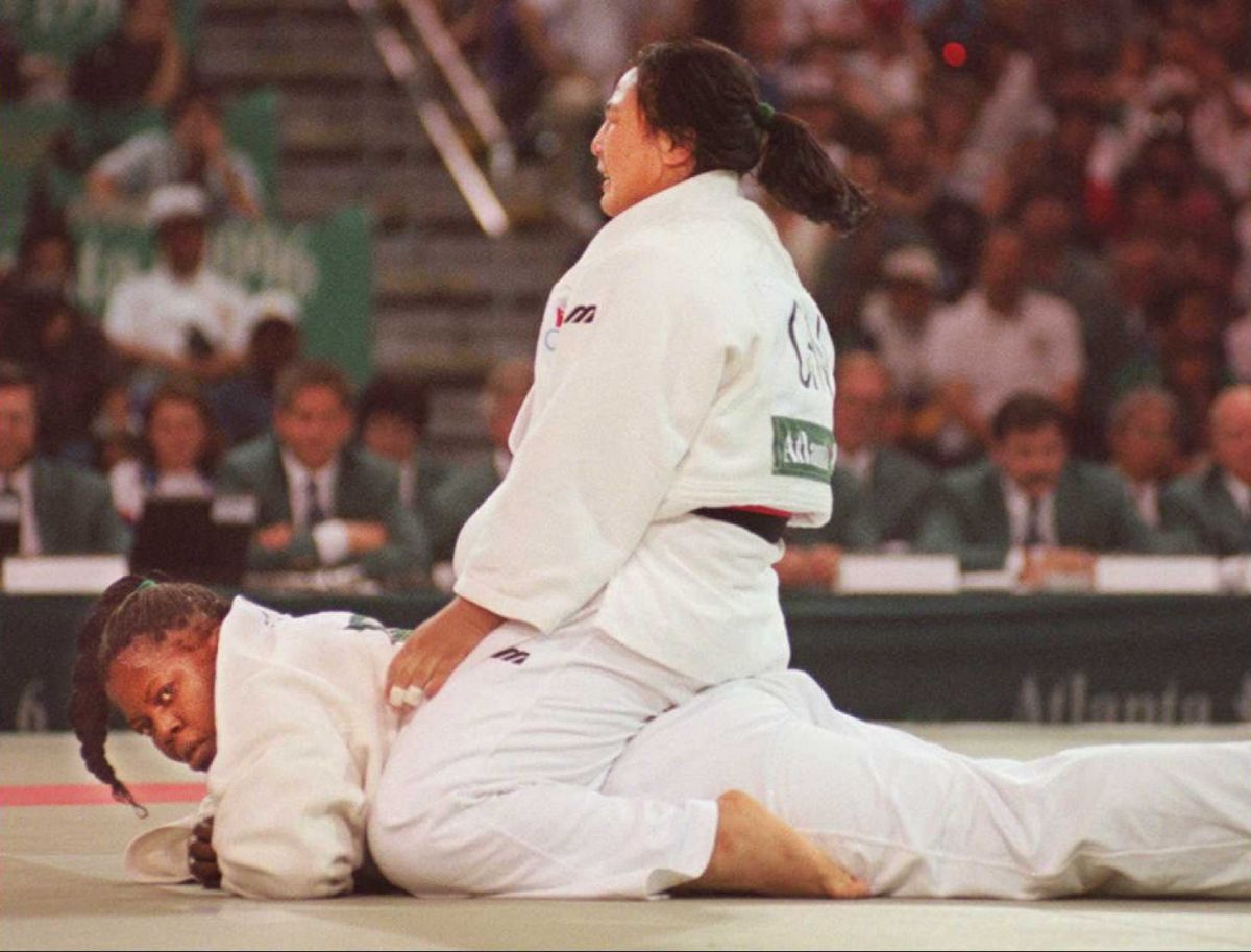 Estela Rodríguez en la final de los JJ. OO. Atlanta 1996.