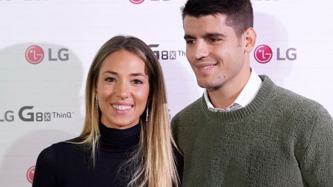 Alvaro Morata And Alice Campello Present New LG Smartphone