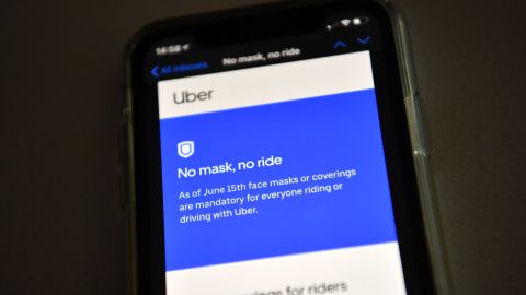 Uber mascarillas