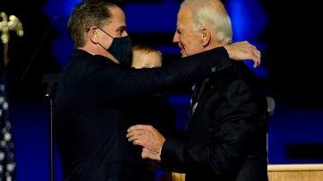 Hunter Biden y el presidente Joe Biden.