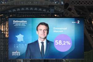 Emmanuel Macron gana elecciones presidenciales de Francia con el 58.2% de votos, según proyecciones