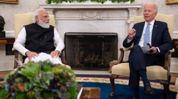 Los mandatarios de India y EE.UU. se reunieron en septiembre pasado en la Casa Blanca.