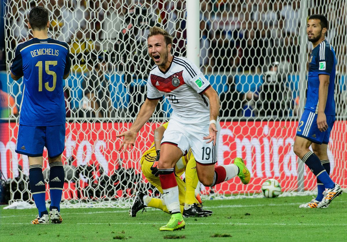 Mario Götze la dio la Copa del Mundo a Alemania en la prórroga.