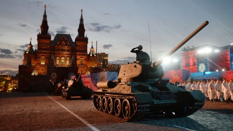 Cada 9 de mayo se realiza el desfile del "Día de la Victoria" en la plaza Roja de Moscú.