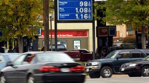 Exxon estacion gasolina