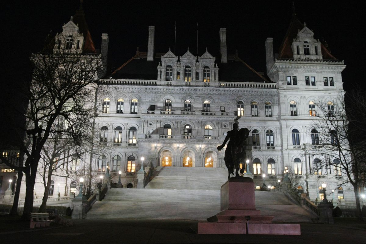 Capitolio de Nueva York, con sede en Albany.