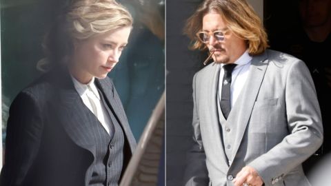 Johnny Depp y Amber Heard.