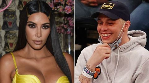 Kim Kardashian y Pete Davidson.