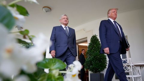 Donald Trump Welcomes Mexican President Andres Manuel Lopez Obrador To The White House