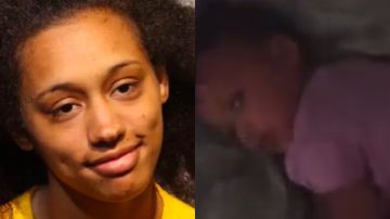 El video publicado en las redes sociales muestra a Tya Posley golpeando a su hija.