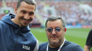 Zlatan Ibrahimović visitó a Mino Raiola tras los rumores sobre su muerte