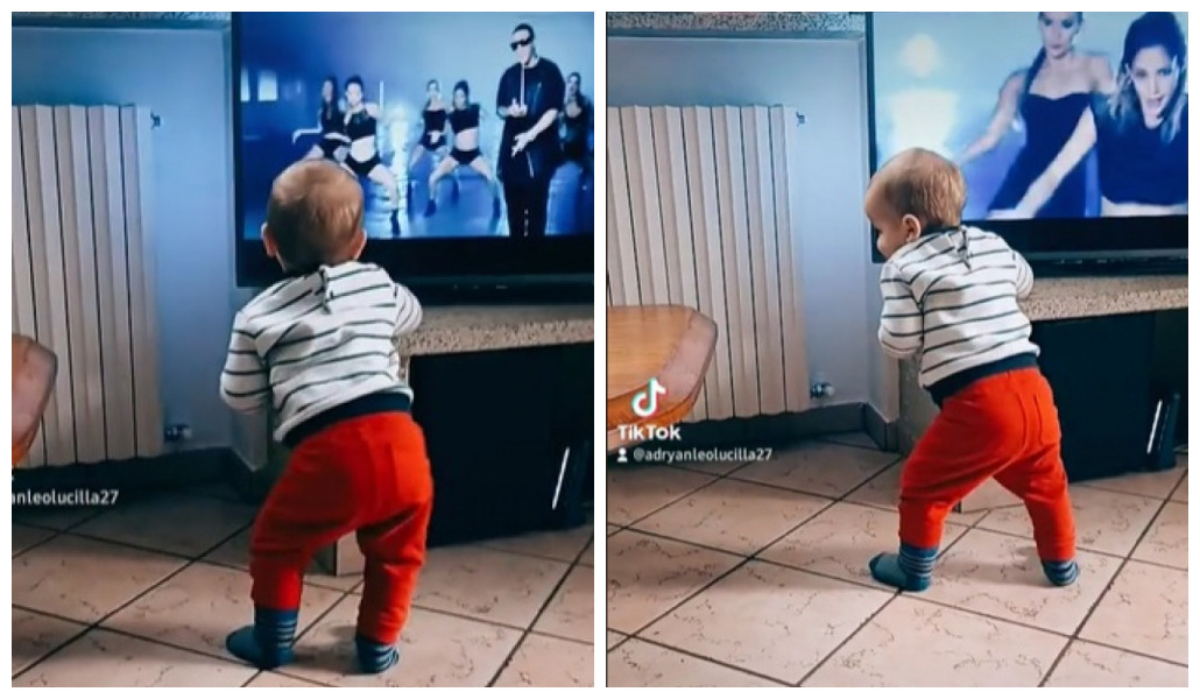 El video del bebé se hizo viral en TikTok.