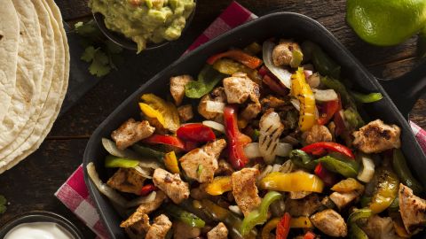 Fajitas de pollo