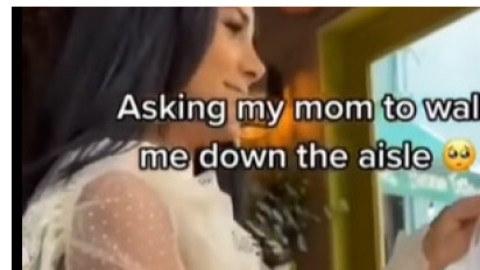 madre soltera boda de hija