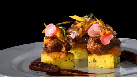 Plato de nueva cocina danesa