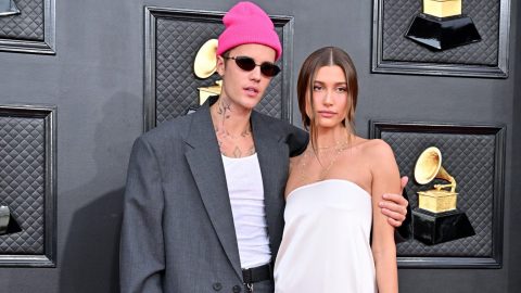 Justin Bieber y su esposa Hailey Bieber.
