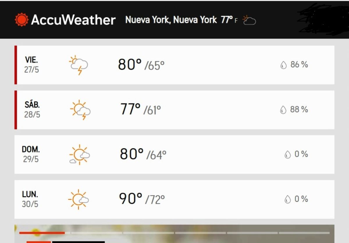 Electrical storms today could tarnish the beginning of the “Memorial Day” holiday in New York;  the rest of the long weekend is outlined with good weather