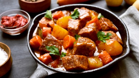 Carne de ternera con verduras