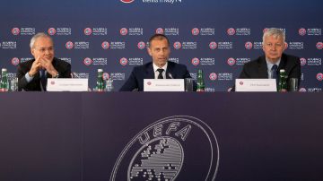 FBL-EUR-AUT-UEFA-CONGRESS-PRESSER