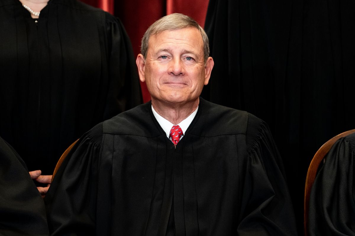 El presidente de la Corte Suprema, el juez John Roberts.