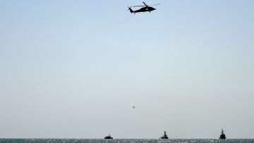 La Guardia Costera envió varios helicópteros MH-60T.
